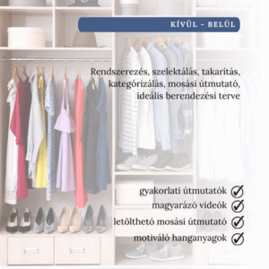 A gardrób - online kurzus - örökös hozzáférés
